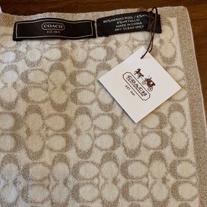 Marino wool Coach scarf